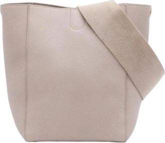 Celine Pre-owned Tote Bags, female, Beige, Size: ONE SIZE Pre-owned Small Seau Sangle Bag