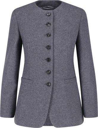 Max Mara Blazer Girocollo In Cashmere