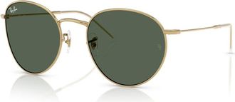 Ray-Ban Sunglasses, unisex, Yellow, Size: 53 MM Round Reverse Sunglasses