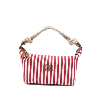 Miu Miu Striped Rope-handle Tote Bag