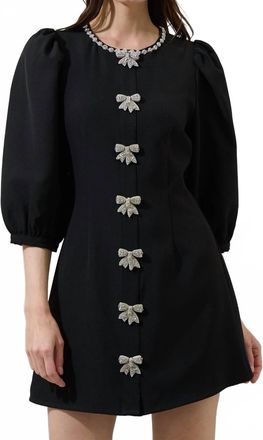 Sugarlips Jackie Mini Dress In Black