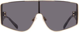 Dolce & Gabbana Dark Grey Shield Mens Sunglasses DG2305 02/87 144