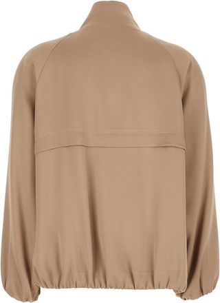 Antonelli Womens Jacket Grace Beige Acetate Coat
