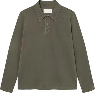 Wood Wood Thiago Polo - Heren - Polos - Groen - S - Katoen - Tops