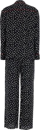 Pla&icirc;n Womens Pyjama Suit Black Silk-Blend Silk Blend Trouser Suits