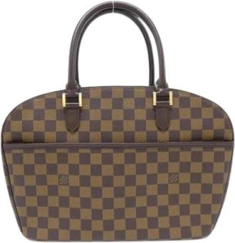 Louis Vuitton Pre-owned Damier Handtas - Dames - Vintage Handtas - Bruin - ONE Size - Vintage