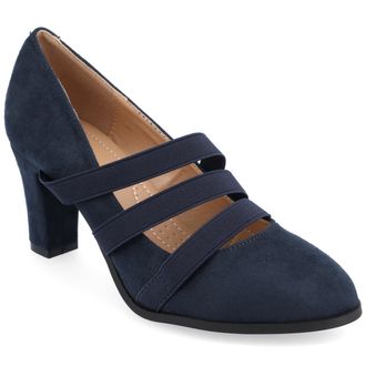 Journee Collection Women & apos;s Comfort Loren Medium and Wide Width Pumps