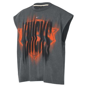 Nike New York Knicks Standard Issue Nike Mens Sleeveless Basketball Top in Grey | IQ1792-068