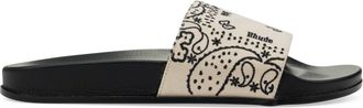 Rhude Cream Paisley Pool Slides