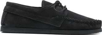 Isabel Marant Fenlis suede boat shoes - men - Calf Leather/Rubber/Calf Leather - 45 - Neutrals