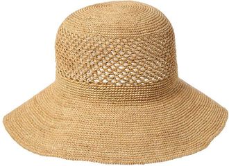 Bruno Magli Packable Floppy Crochet Hat