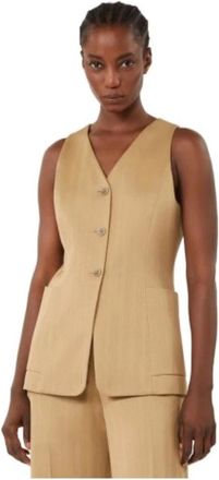 Max Mara Mujer, Chaquetas, Beige, Talla: 2XS