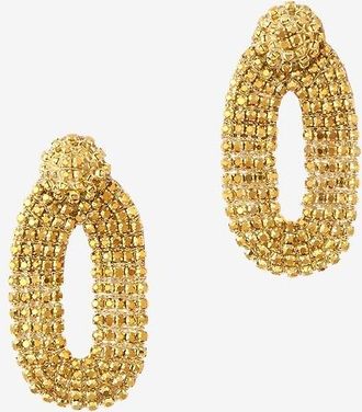 Deepa Gurnani Ohrh&auml;nger aus Strass Shyna S