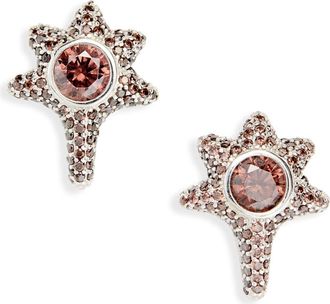 Collina Strada Coral Stud Earrings in Earth at Nordstrom