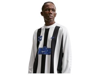 Nike Sportswear Club Goalie Long Sleeve Top Mens Clothing Black/White/Game Royal : 2XL, Polyester