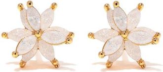 Girls Crew Fairest Floral Stud Earrings in Gold at Nordstrom