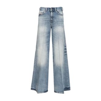 Diesel 1978 D-Akemi Flare Jeans - female - Diesel - Wide Jeans - Blue - W28 - Jeans