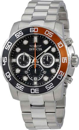 Invicta Pro Diver Chronograph Charcoal Dial Mens Watch 22230