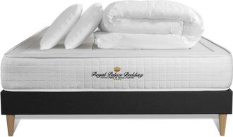Royal Palace Bedding Pack colch&oacute;n negro espuma viscoel&aacute;stica 140 x 190
