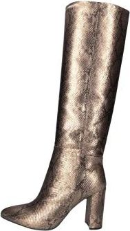 Mexx Krystal Indy High Boot - Dames - Laarzen met Hak - Bruin - 38 EU - Leer - Schoenen
