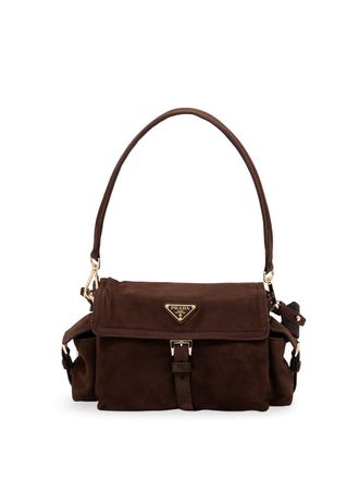 Prada Prada Explore Medium Suede Bag