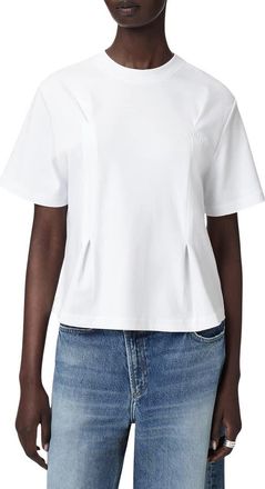 AllSaints Sofia Lisa Boxy Cotton Graphic T-Shirt in Optic White at Nordstrom, Size Medium