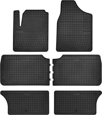 OEM Alfombrillas De Goma Para Coche: Volkswagen Sharan I Monovolumen De 7 Plazas (1995-2010) - Negras, A Medida