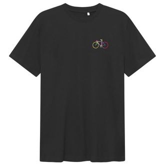 Dedicated T-Shirt Stockholm Small Paper Cut Bike T-Shirt f&uuml;r Herren | schwarz