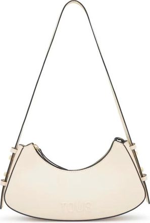 Tous Tous, Tassen, Dames, Beige, ONE Size, Polyester, Back To Basics Schoudertas