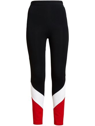Givenchy colour block leggings - Rosso