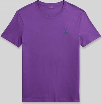 Polo Ralph Lauren Regular Fit T-Shirt aus reiner Baumwolle in Lila, Gr&ouml;&szlig;e XXL