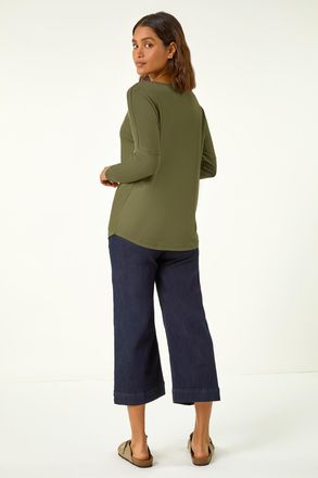 Roman Long Sleeve Stretch Top