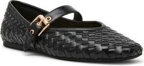 Dolce Vita Mulaney Woven Mary Jane Flat in Black Woven at Nordstrom Rack, Size 8