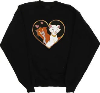 Disney Dames/Dames The Aristocats Hart Sweatshirt (Zwart)