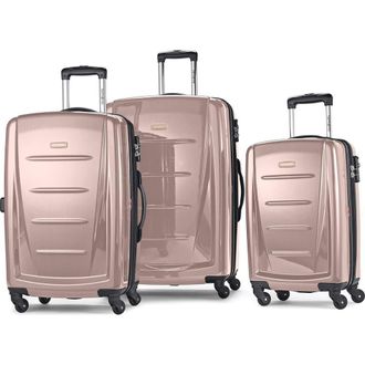 Samsonite Winfield 2 3-Piece Set (20/24/28) Hardside Luggage with Spinner Wheels in Arctic Pink at Nordstrom