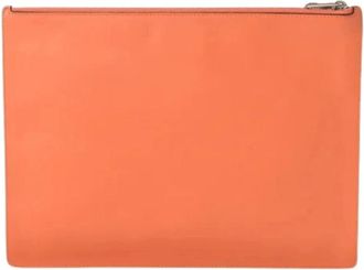 Loewe Pre-owned Fabric Clutch - Dames - Vintage Clutch - Oranje - ONE Size - Vintage