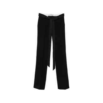 The Attico Wide Trousers, female, Black, Size: M Wide Trousers