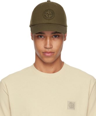 Stone Island Navy blue hat with Compass logo from $82.13