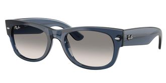 Ray-Ban RB0832SF Mega Wayfarer II Asian Fit 684532 Mens Sunglasses Blue Size 55
