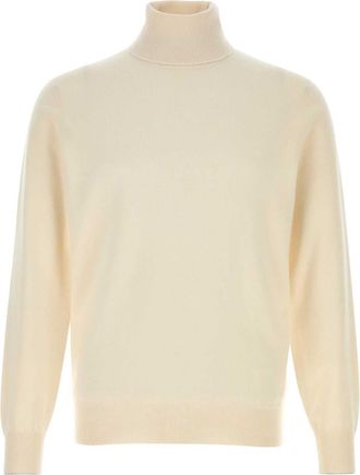 Brunello Cucinelli Brunello Cucinelli Ivory Cashmere Sweater