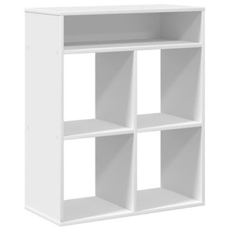 vidaXL Vidaxl Libreria Bianca 66x31x80 Cm In Legno Multistrato