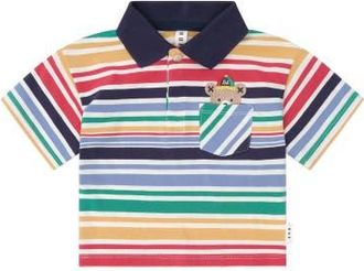 Huxbaby Moto Hux Rainbow Stripe Polo in Multi at Nordstrom, Size 6-12M Au