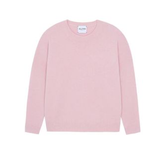 Kujten Jersey de cachemira con cuello redondo - Knitwear - Mujer - Rosa - S