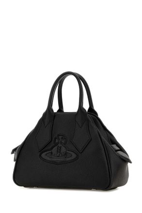 Vivienne Westwood Womens Black Leather Small Yasmine Handbag Borse A Mano Bag