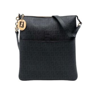 Fendi Pre-owned Crossbody Bag - Dames - Pre-owned - Zwart - Maat: ONE Size Leer
