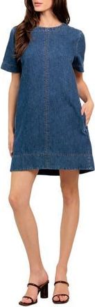 Flying Tomato Denim Minidress in Medium Indigo at Nordstrom Rack, Size Small