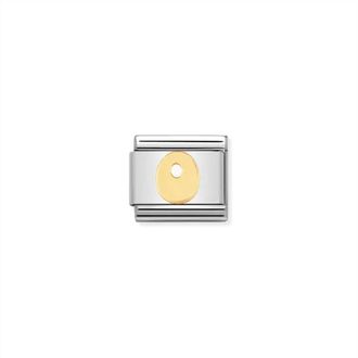 Nomination Unisex Composable Classic Letter Links In O Gold