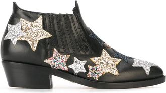 Chiara Ferragni Camperos boots - women - Leather/Leather/Leather/PVC - 35 - Black