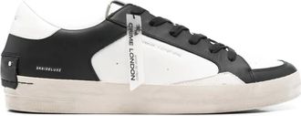 Crime London Skate Deluxe sneakers - men - Calf Leather/Fabric/Calf Leather/Rubber - 40 - White