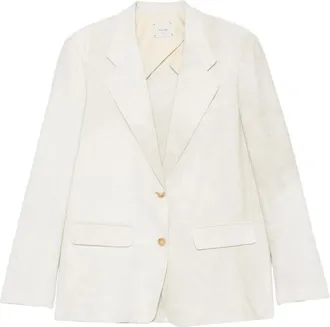 Alysi Jassen, Dames, Beige, M, Blazer met inkeping revers